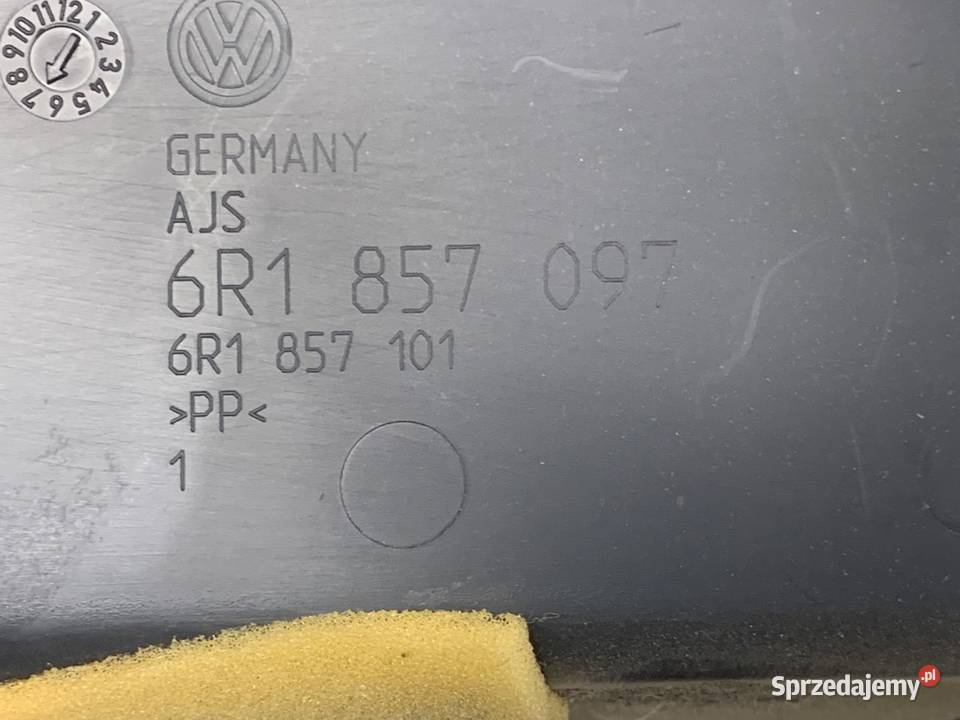 SCHOWEK PASAŻERA VW POLO V Hatchback 6R1857097 sprzedam