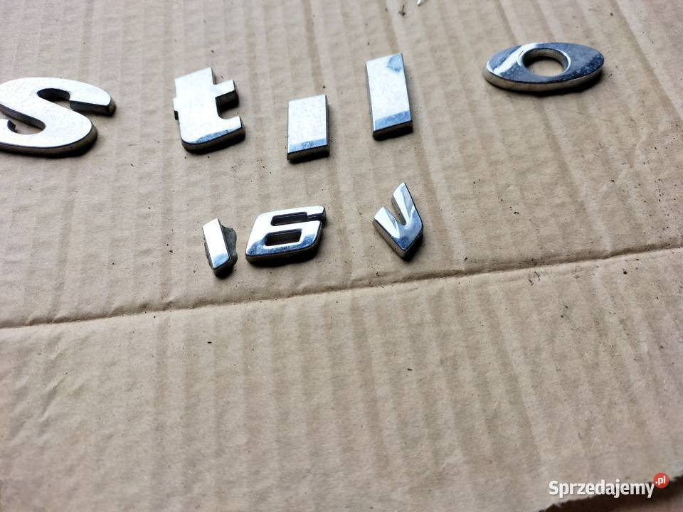 STILO 16V ZNACZEK EMBLEMAT NAPIS osobowe lubelskie Kamień-Kolonia