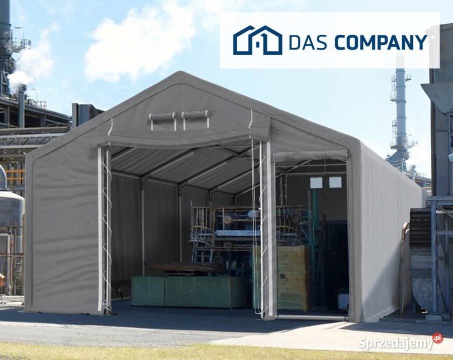 8x12x3m Namiot magazynowy całoroczny Hala Olsztyn