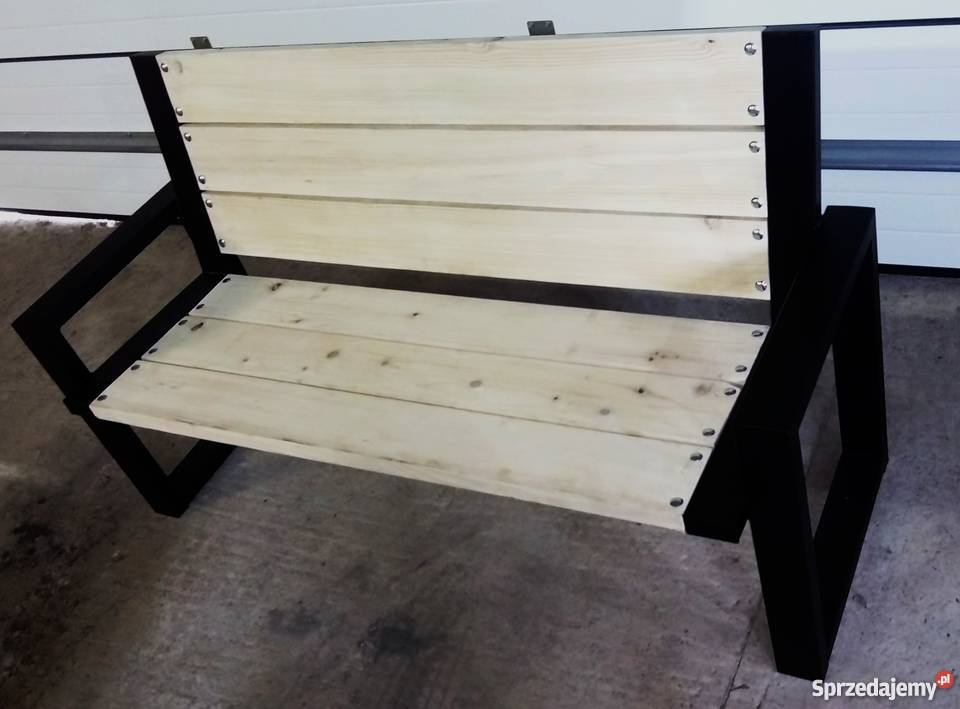 NOWOCZESNA ŁAWKA OGRODOWA PARKOWA MIEJSKA MEBLE Kraków