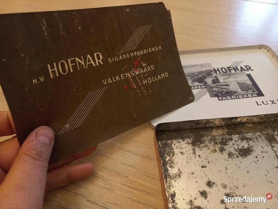 Puszka metalowa HOFNAR luxe 10 Sigaren 532 Pozostałe Piastów