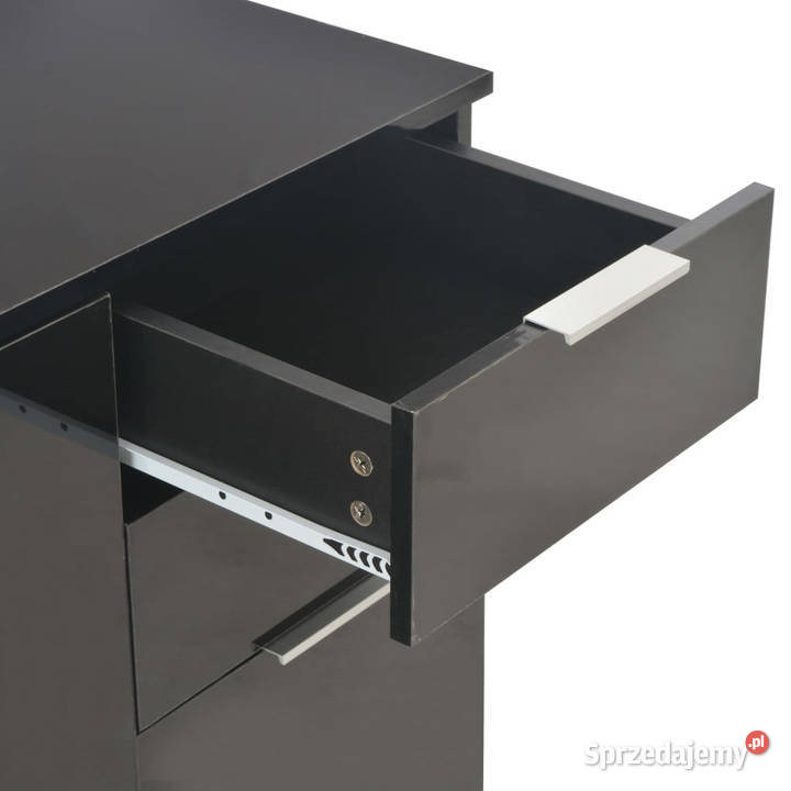 Szafka na wysoki połysk czarna 107x35x805 Warszawa