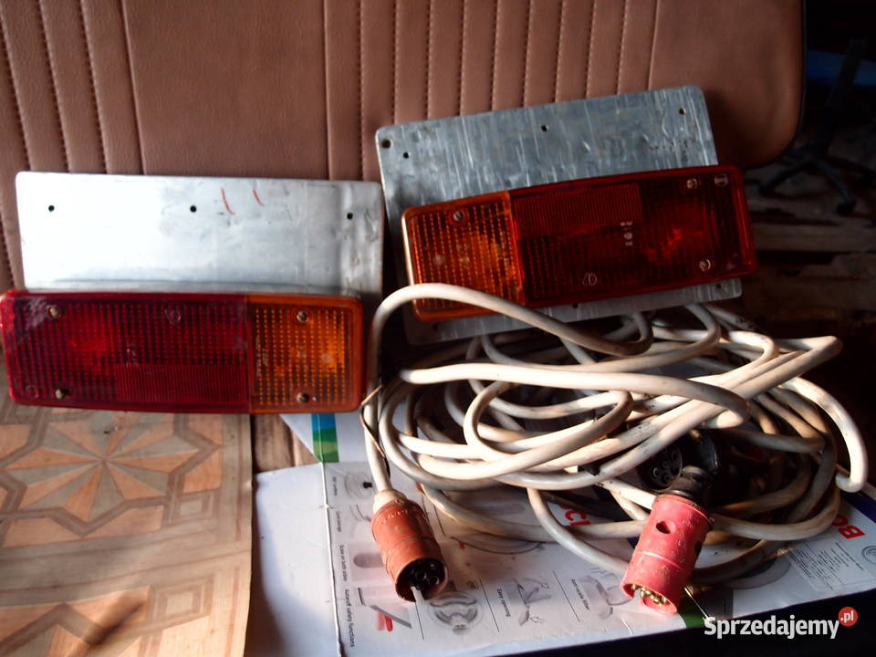 Lampy tylne C360 przyczepy Wtyczka i Gniazdo Łódź