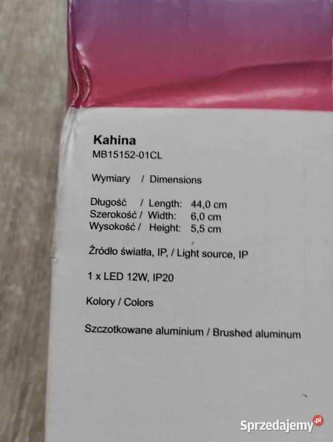 kinkiet italux nowy szkło Poznań sprzedam