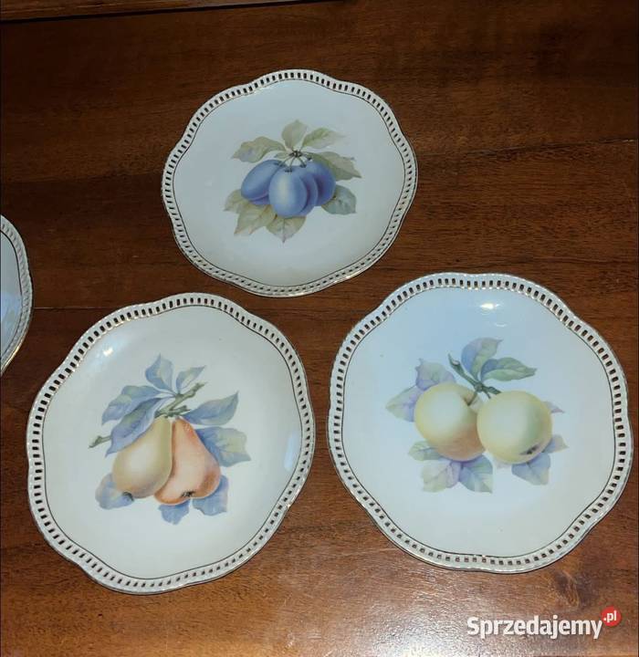 Talerzyk z owocami ażur Syg Schumann Arzbeg pomorskie Gdańsk sprzedam