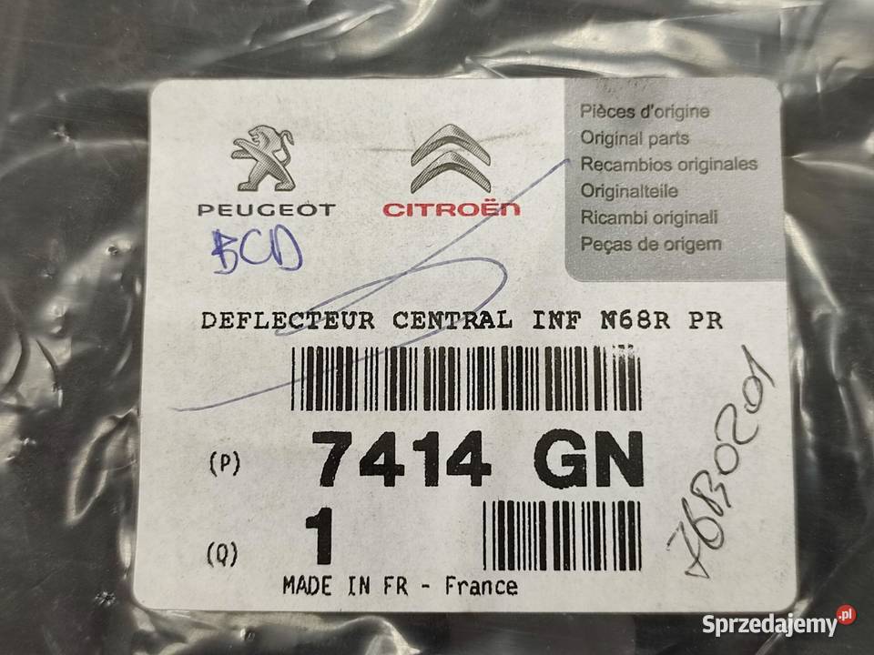 OSŁONA ZDERZAKA PRZÓD CITRON XSARA PICASSO N68