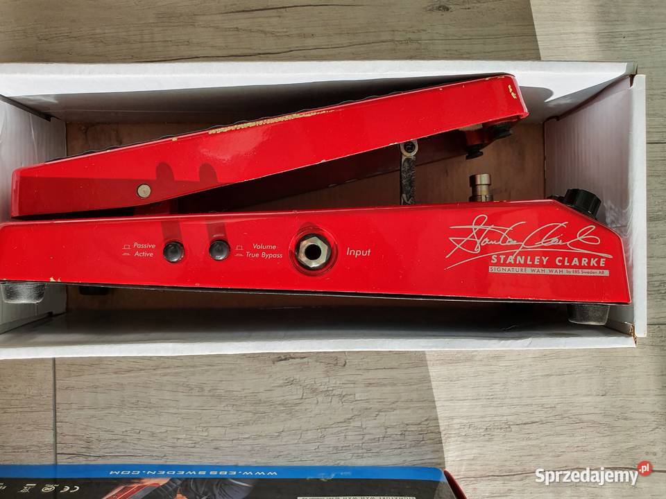 EBS Stanley Clarke Signature Wah pedał wahvolume Gitary i akcesoria