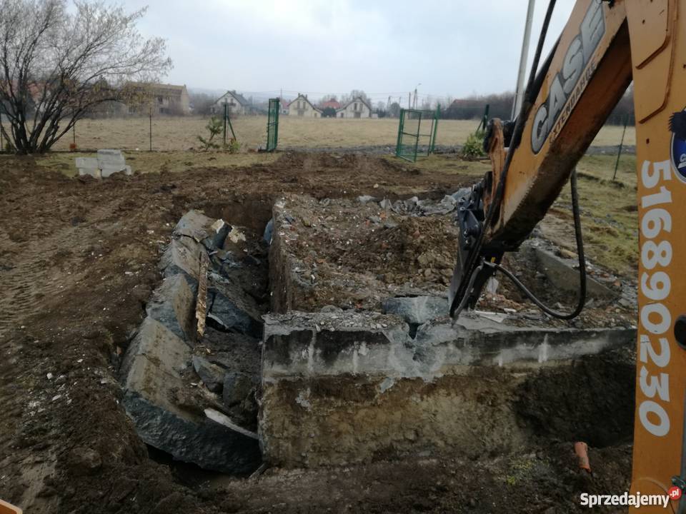 USŁUGI KOPARKO ŁADOWARKĄ młot transport