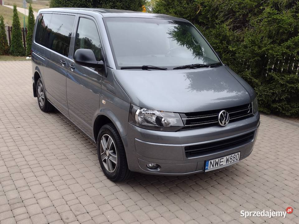 VW multivan t51 20tdi 140 manual 6 biegów 2012r warmińsko-mazurskie Ełk
