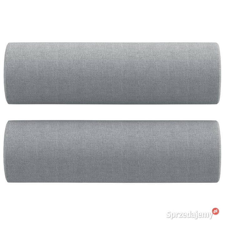 3osobowa sofa z poduszkami jasnoszara 180 Sofy i kanapy Warszawa