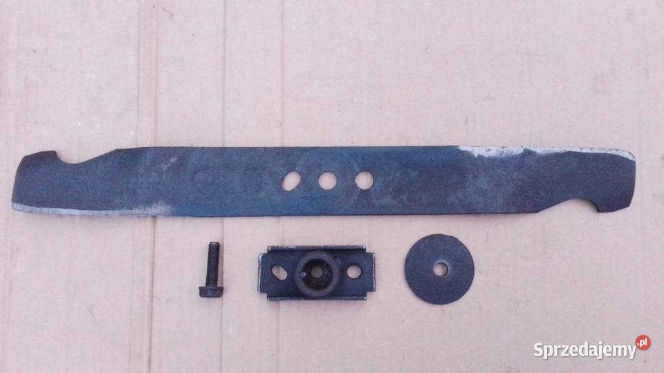 Nóż kosiarki 51 piasta 222mm śruba klin komplet Kawno