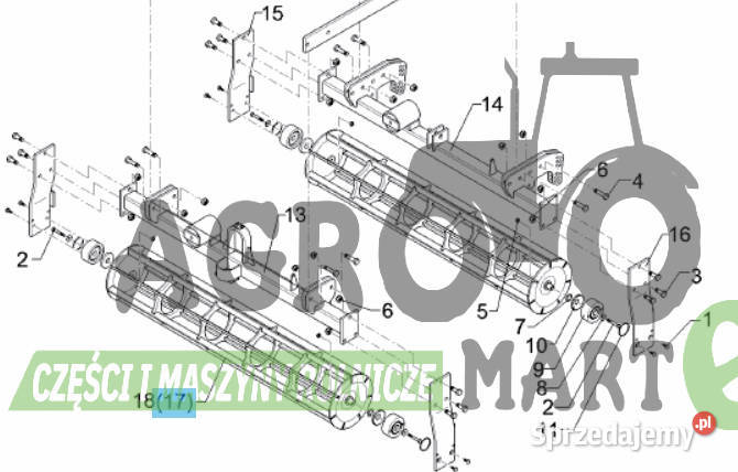4230848 423 0848 WAŁ STRUNOWY D270x1500 LEMKEN Wichrów