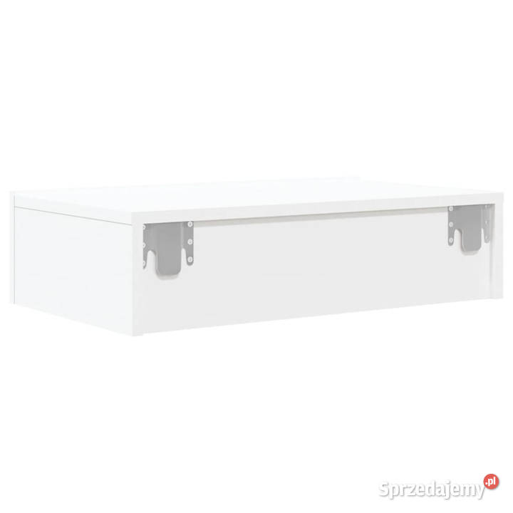 Szafka telewizyjna z LED biała 60x35x155 Warszawa