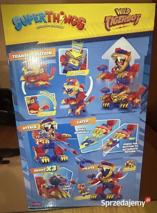 Zabawka SuperThings Wild Tigerbot Plastik