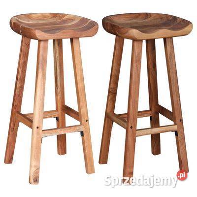 vidaXL Stołki barowe 2 lite drewno mazowieckie Warszawa