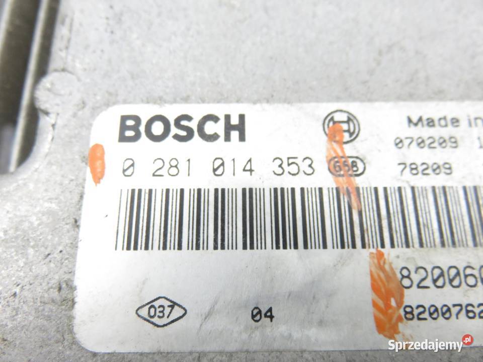 STEROWNIK RENAULT MEGANE II 19 dCi 0281014353 sprzedam