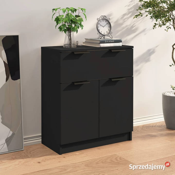 Szafka czarna 60x30x70 materiał drewnopochodny Warszawa