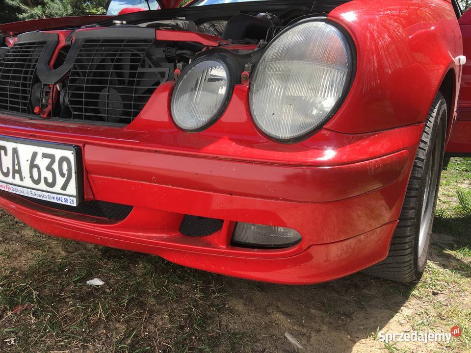 MERCEDES CLK W208 KOMPLETNY PRZÓD 586 osobowe Pniewy sprzedam