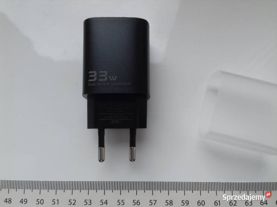 Ładowarka GaN 33W PDQC3 5V 3A 9V 10V 12V NOWA kujawsko-pomorskie Bydgoszcz