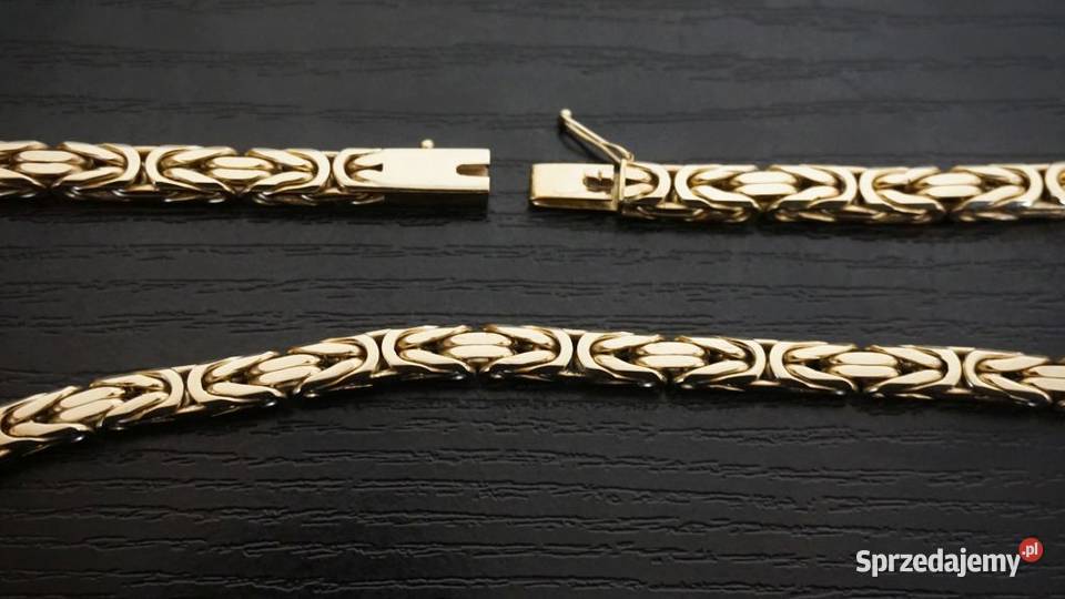 ZŁOTY ŁAŃCUSZEK GĘSTY KRÓLEWSKI ŁAŃCUCH 150G Warszawa