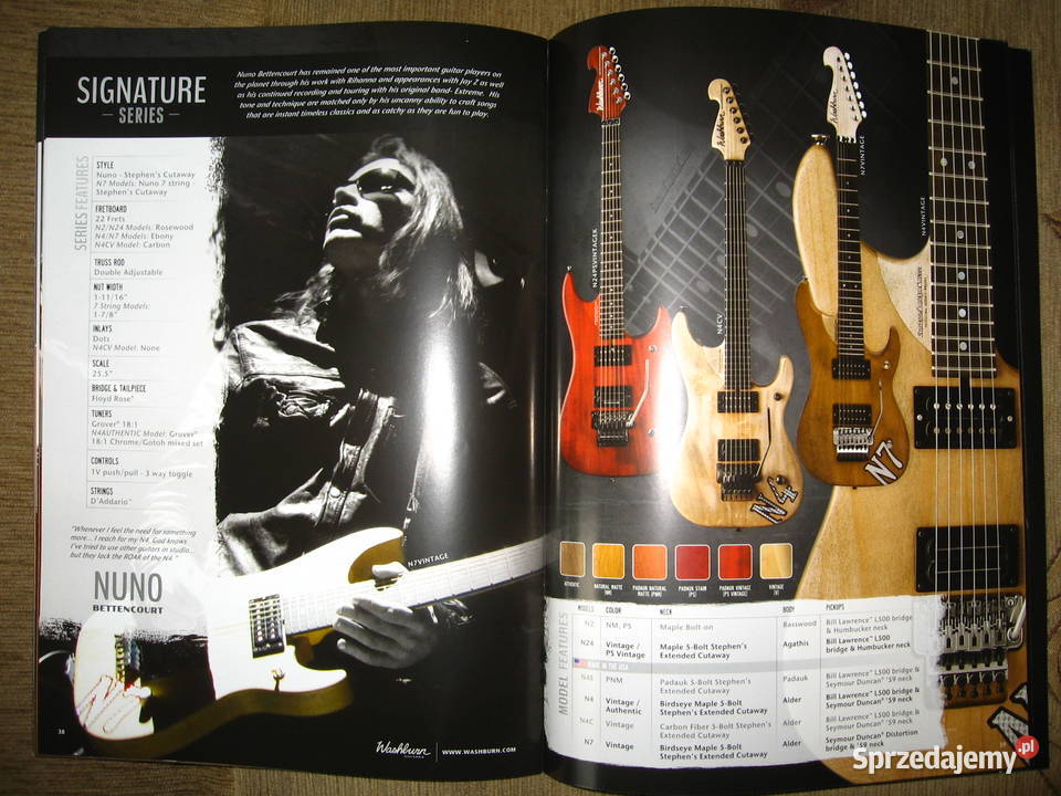 Washburn Guitars catalog 2016 katalog gitar