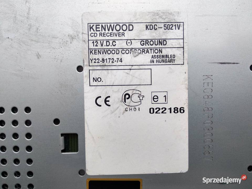 Radio samochodowe Kenwood KDC5021V Sieradz sprzedam