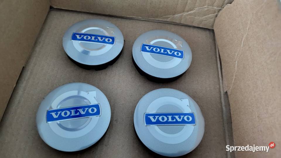 Nowe dekielki logo Volvo srebrno niebieskie 56mm dolnośląskie Zgorzelec sprzedam
