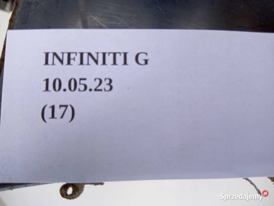 PRZEWODY CHŁODNICY WSPOMAGANIA INFINITI G35 G37 Zawieszenie i układ kierowniczy Nowy Tomyśl sprzedam