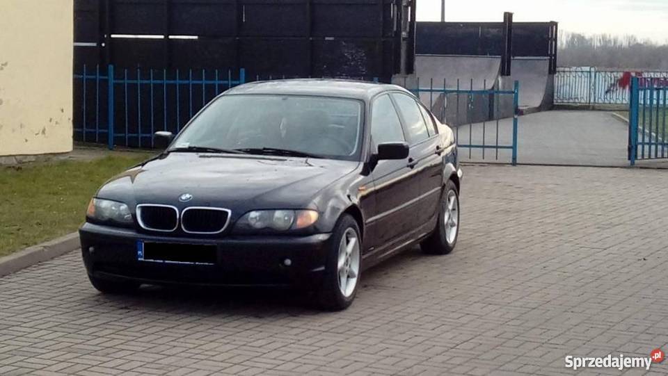 BMW e46 2003R 180 6Biegow Sedan Czarna PRywatnie Sedan / Limuzyna Sochaczew