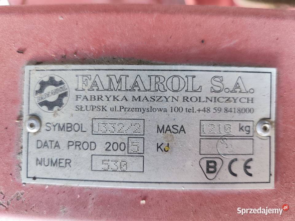 brona aktywna FAMAROL U3322 2005 Połaniec