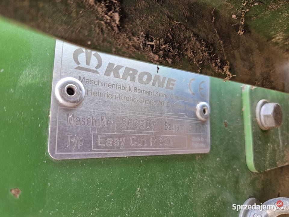 Kosiarka dyskowa Krone easycut F320 Brodnica