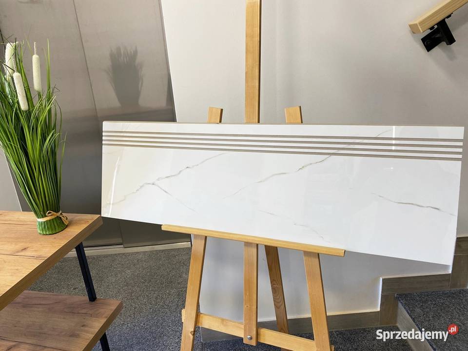 Gres stopnica 30x120 marmur carrara Nowość Płytki podłogowe Zakopane