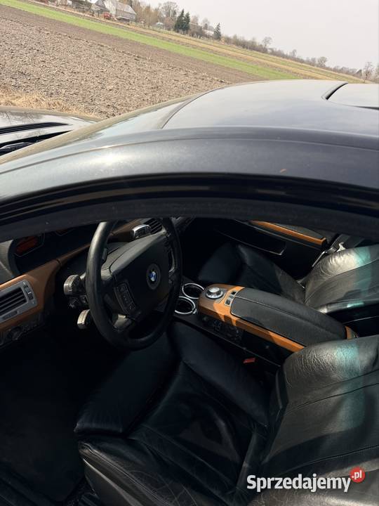 BMW 745i 44 e65 FULL DOCIĄGIMASAŻEKOMFORTY Seria 7 Mińsk Mazowiecki