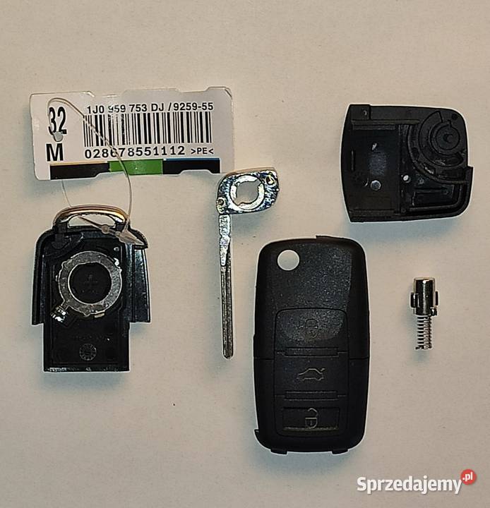 Klucz Kluczyk Obudowa 1j0959753dj Vw Golf Bora Katowice sprzedam