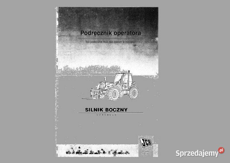 JCB 531 533 536 541 instrukcja operatora dtr Kielce sprzedam