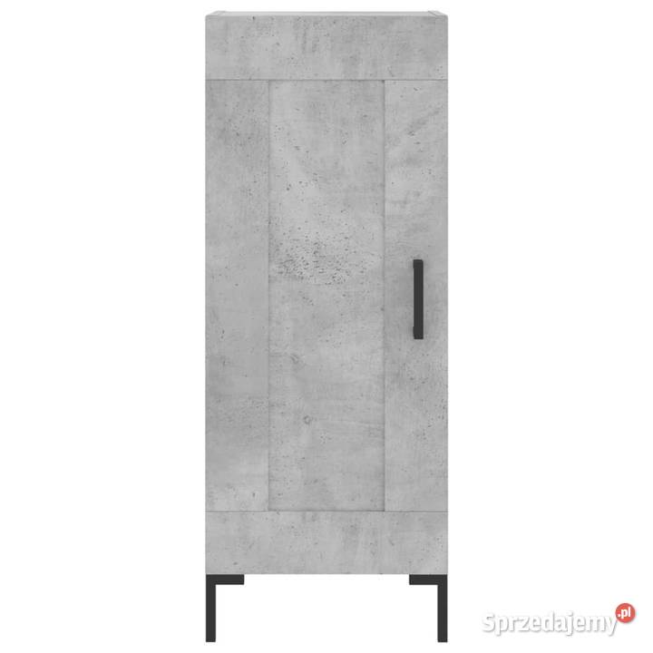 Wysoka szafka szarość betonu 345x34x180 Warszawa