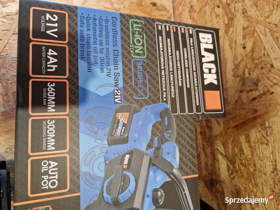 AKUMULATOROWA PILARKA PIŁA ŁAŃCUCHOWA DO DREWNA Piły łańcuchowe Głogowa