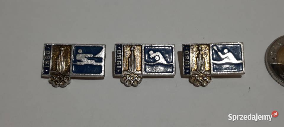 odznaki 3 Olimpiada Moskwa 1980 Rosja ZSRR 3 mazowieckie Warszawa