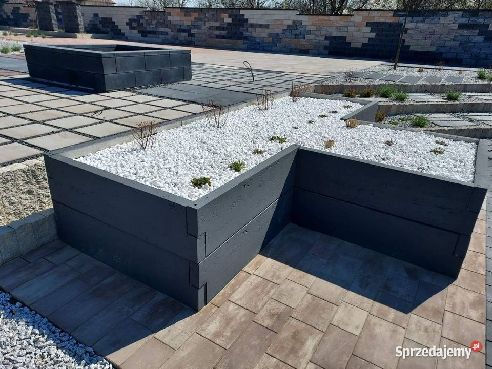 Skrzynie imtacja drewna warzywnik wysokie Architektura ogrodowa Rzeszów