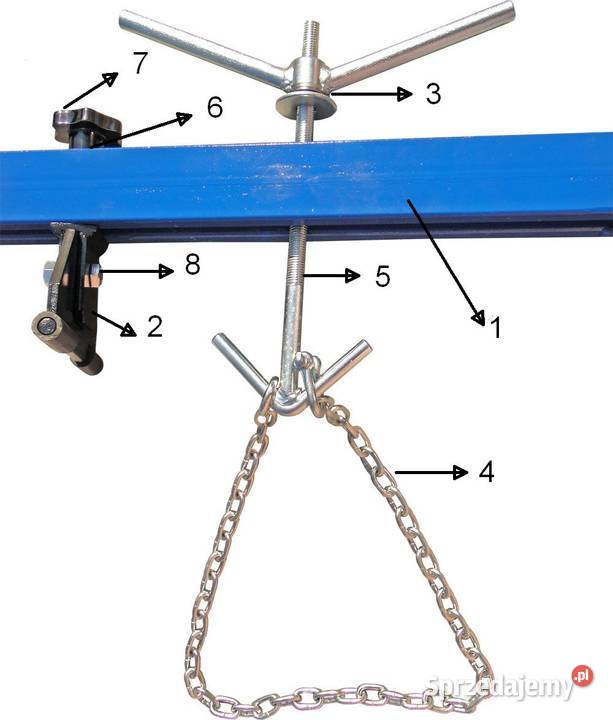 Beka do podwieszania silnika skrzyni biegów 170 małopolskie