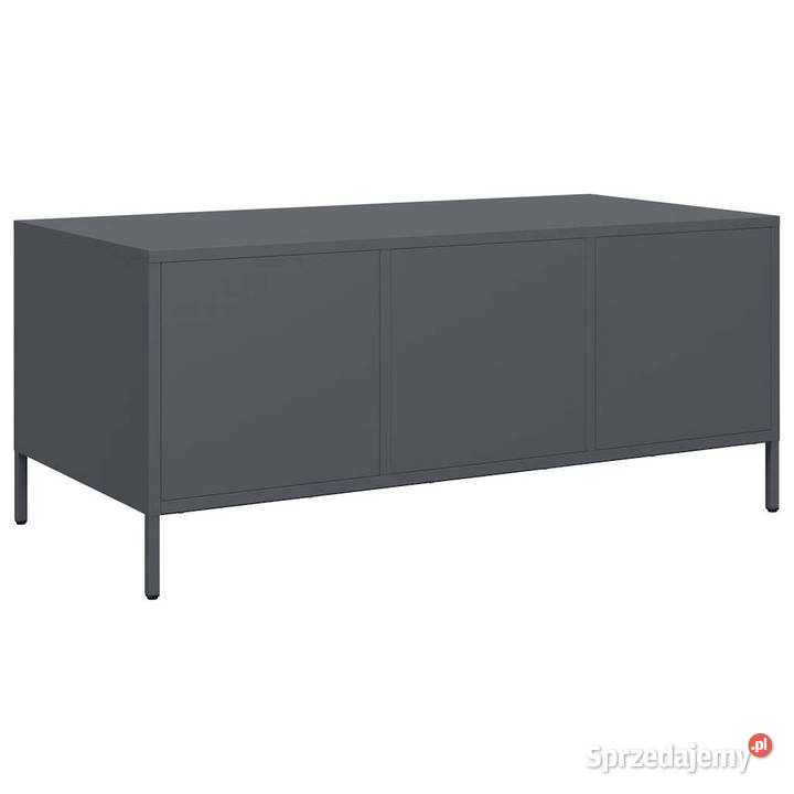 Stolik kawowy antracyt 1015x50x435 stal WM851276 mazowieckie sprzedam