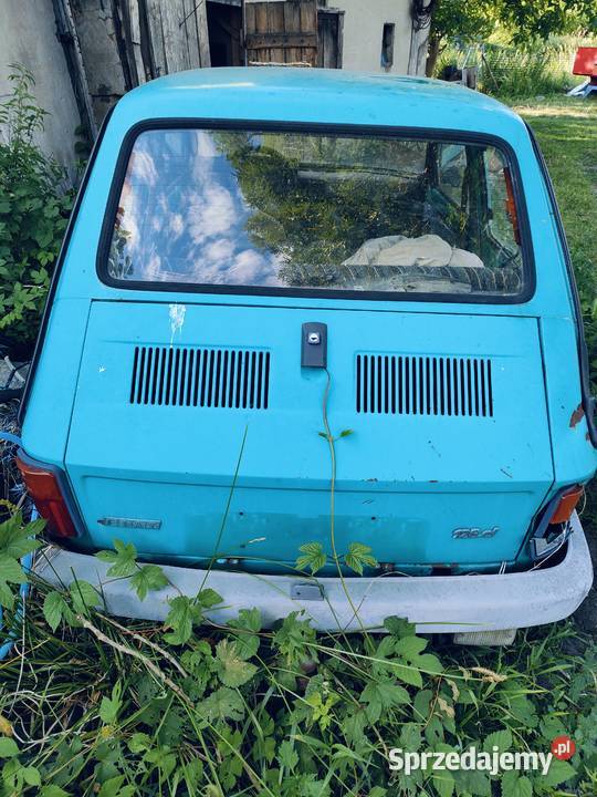 Polski Fiat 126p el 24KM lubelskie Wola Wereszczyńska