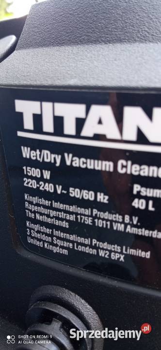 TITAN 30L odkurzacz budowlany Sucho mokro Chojnice