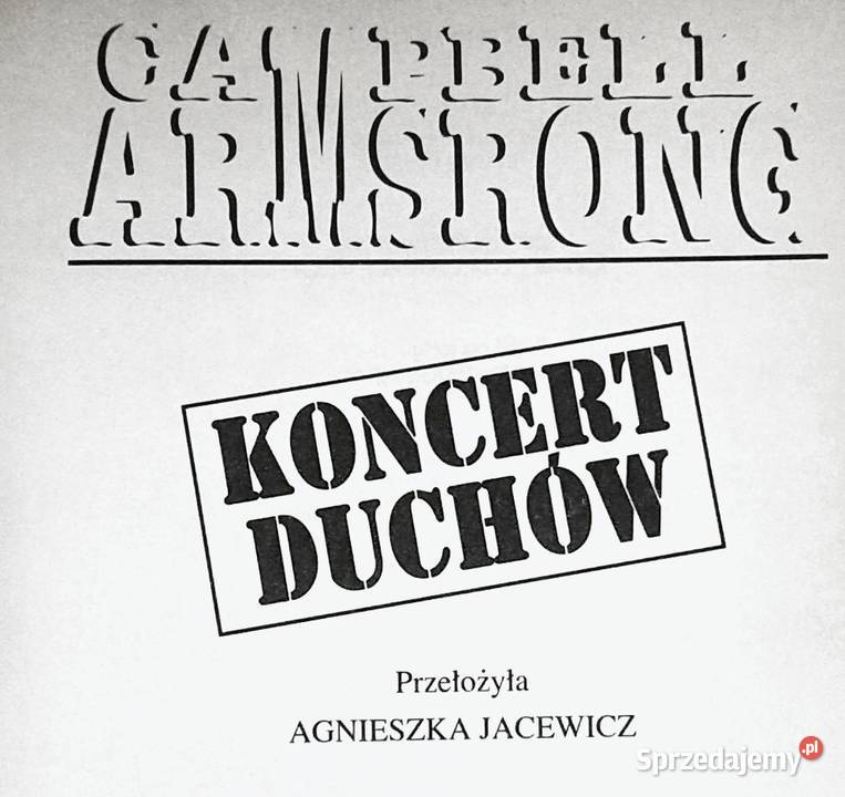Koncert duchów Campbell Armstrong
