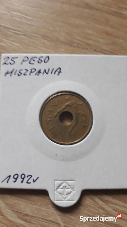 25 Peset Hiszpania 1992 r Konin sprzedam