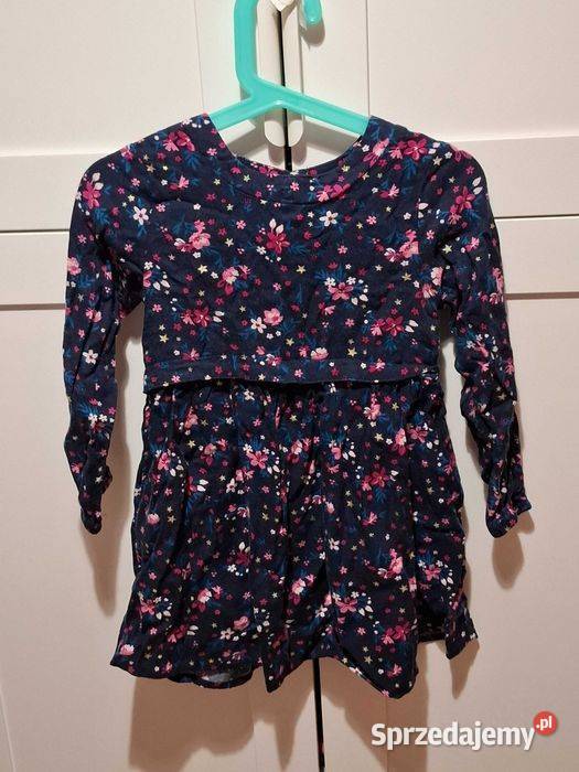 Primark śliczna sukienka w kwiatki r 92 Wąbrzeźno