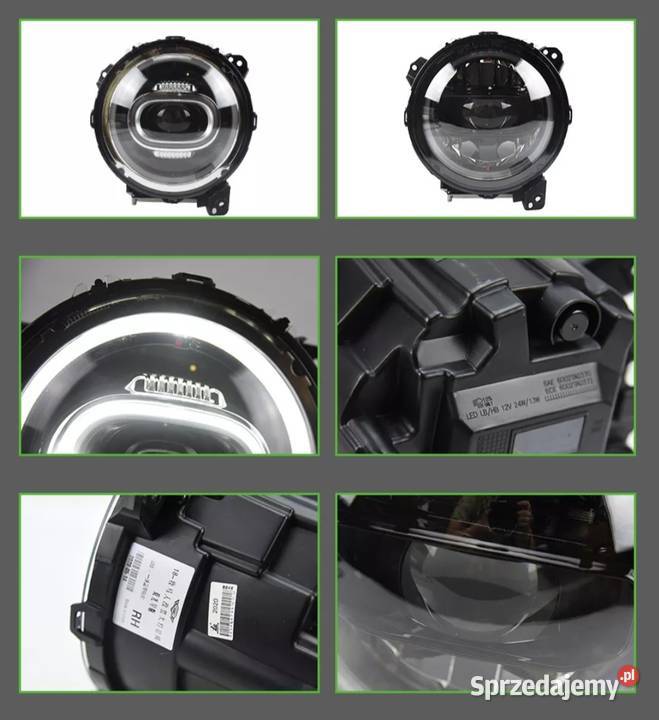 NOWE lampy przednie lampa przód Jeep Wrangler osobowe łódzkie Bełchatów sprzedam