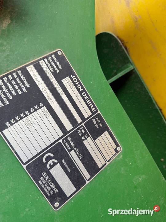 Opryskiwacz Samojezdny John Deere 4050i