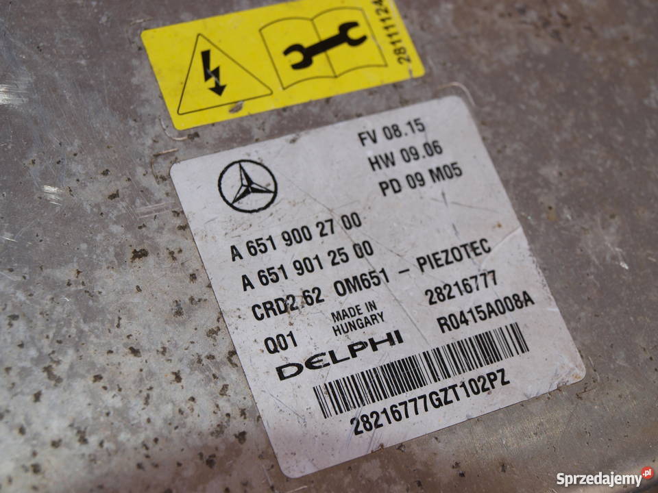 Mercedes C E komputer sterownik silnika 22 CDi Kalisz