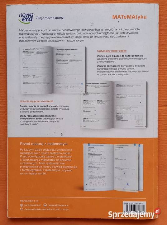 Maturalne karty pracy 2 Matematyka liceum miękka Małkinia Górna